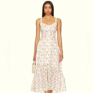 ASTR the label Yamila Dress in Lavender Floral